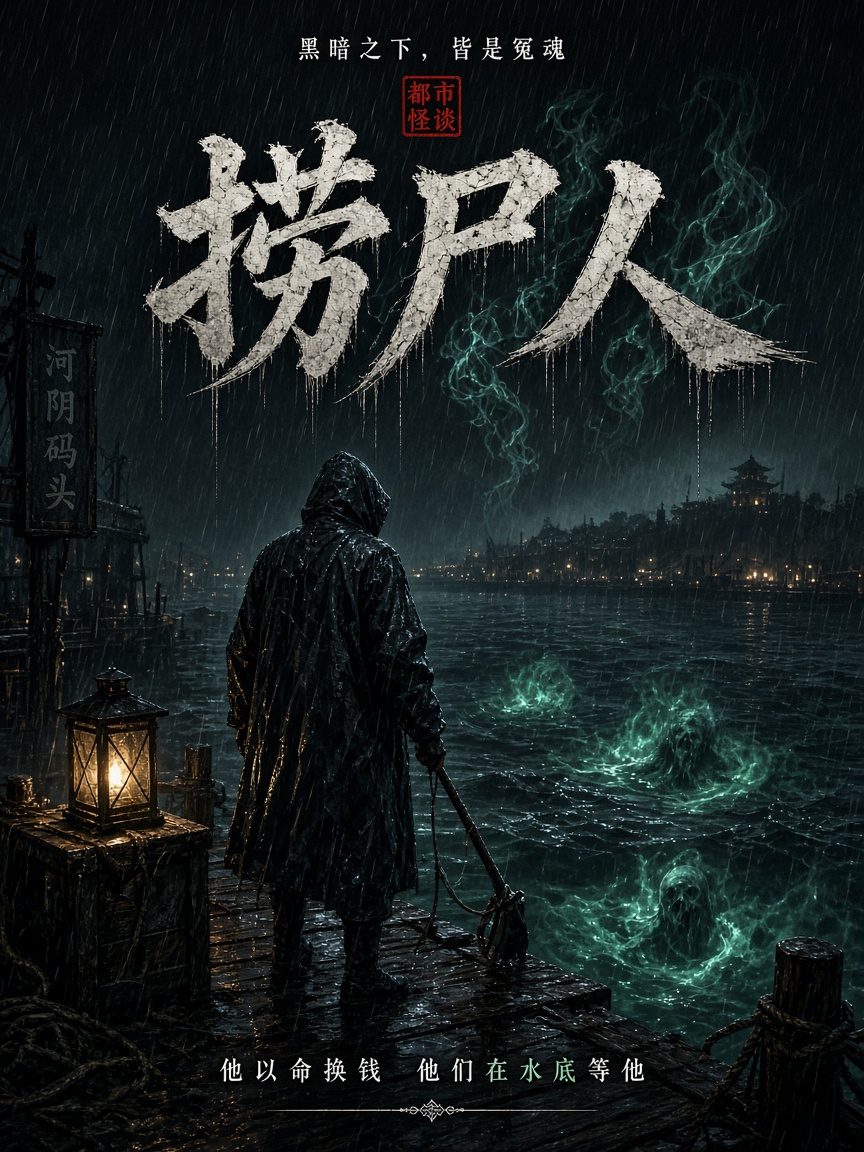 直播·游戏直播主视觉：捞尸人